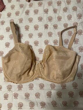 Cacique Lane Bryant Unlined Full Coverage Lace size 36J Nude color